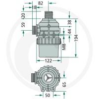 ARAG Filtr ssący 6703142063 - Sklep PoltechParts