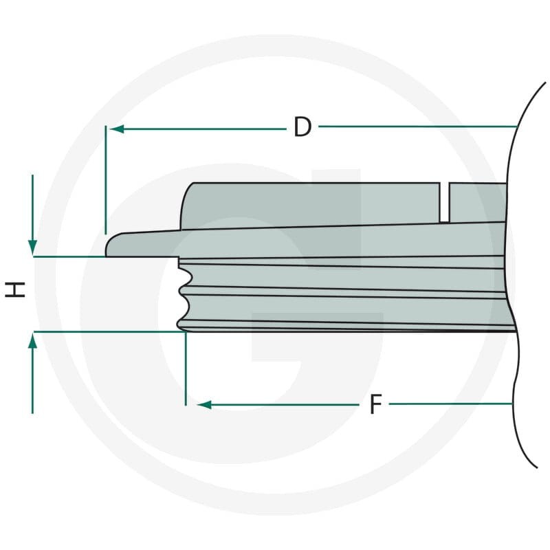 ARAG Pierścień montażowy pokrywy 6703502440 - Sklep PoltechParts