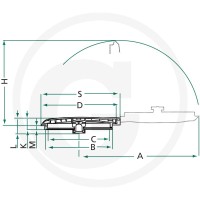 ARAG Pokrywka uchylna 670356040 - Sklep PoltechParts