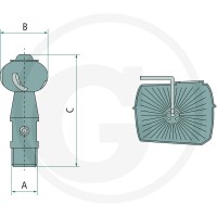Braglia Dysza do czyszczenia 67016615141 - Sklep PoltechParts