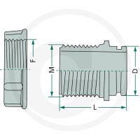 ARAG Przyłącze gwintowane 670265076 - Sklep PoltechParts