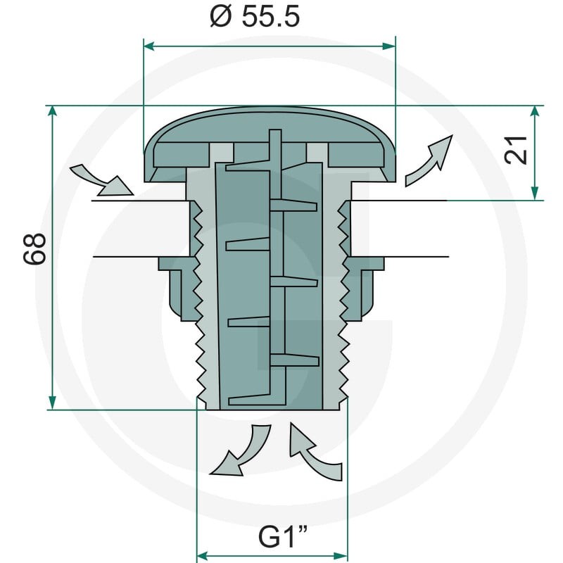 ARAG Zawór odpowietrzający 670504203 - Sklep PoltechParts