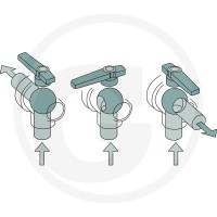 ARAG Zawór kurkowy 3-drożny 67045521114 - Sklep PoltechParts
