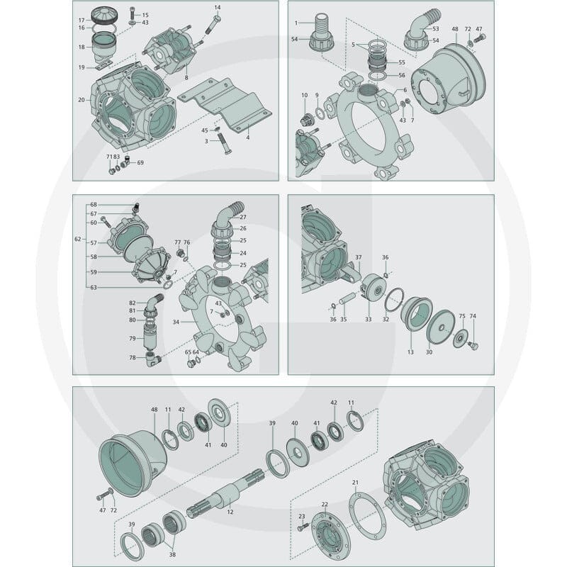 Annovi Reverberi Nakrętka oczkowa 670750710 - Sklep PoltechParts