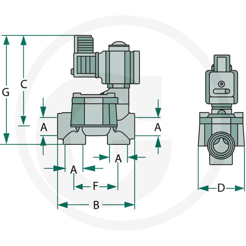 Braglia Sekcja elektrozaworu M201 67020119153 - Sklep PoltechParts