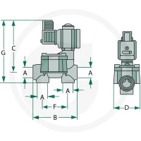 Braglia Sekcja elektrozaworu M201 67020119153 - Sklep PoltechParts