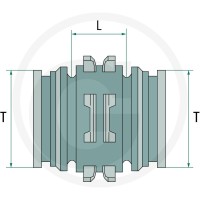 ARAG Złączka dwustronna 670259155 - Sklep PoltechParts