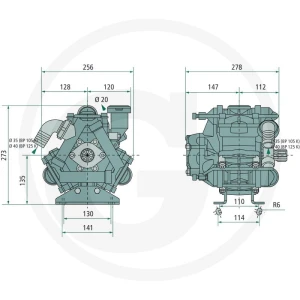 Comet Pompa membranowo-tłokowa BP 105K 6706102100100