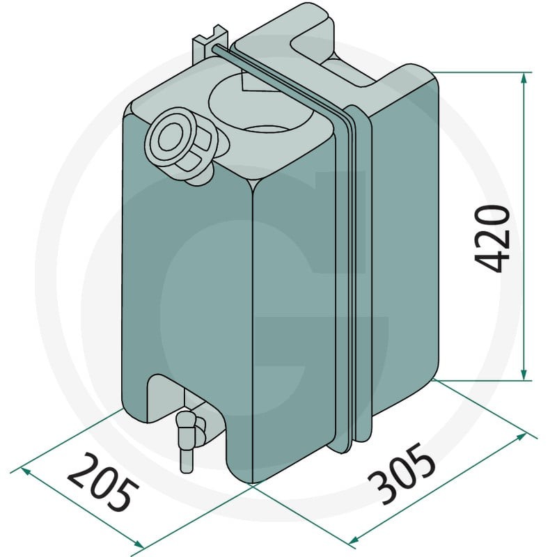 GRANIT Zbiornik do mycia rąk 670902510 - Sklep PoltechParts