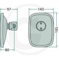 GRANIT Lusterko 65499037 - Sklep PoltechParts