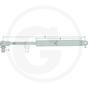 Stabilus Siłownik gazowy 65499067