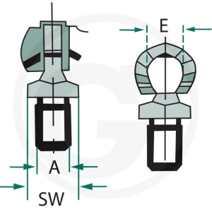 Stabilus Czop kulisty 65499605