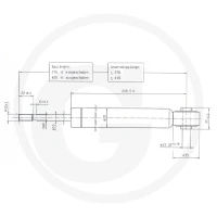 Stabilus Przepustnica ciśnienia gazu 6549704902 - Sklep PoltechParts