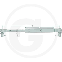 Stabilus Siłownik gazowy 6549704922 - Sklep PoltechParts