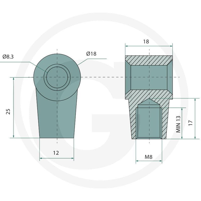GRANIT Ucho 65499587 - Sklep PoltechParts