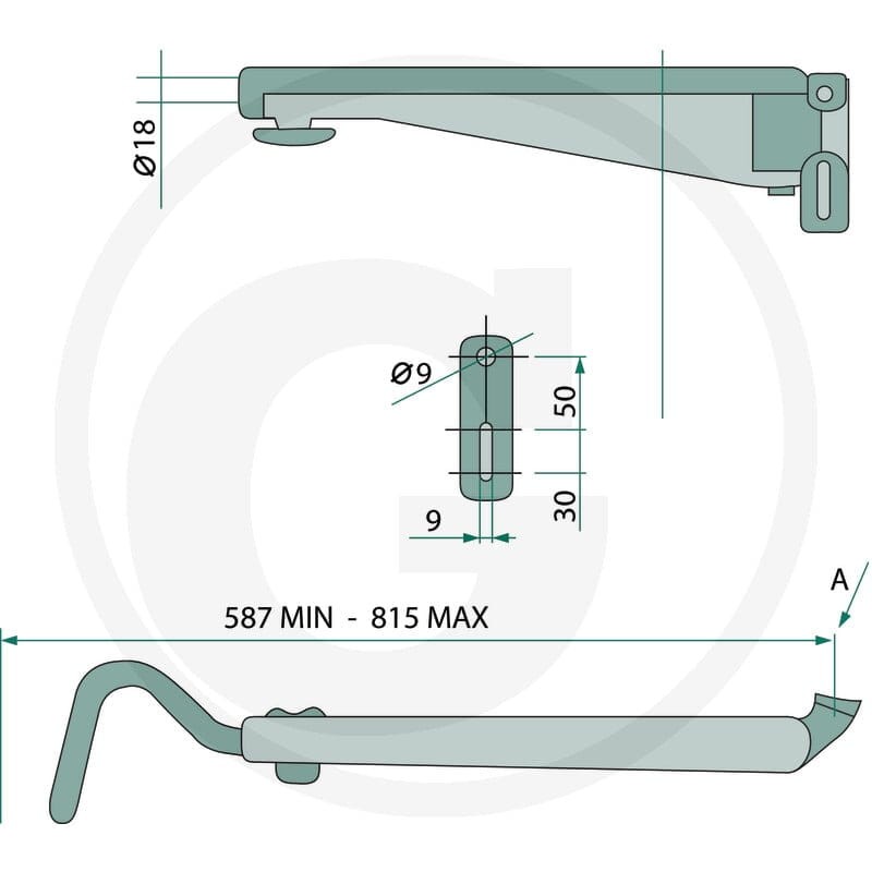 GRANIT Teleskopowy uchwyt lusterka 65499683 - Sklep PoltechParts