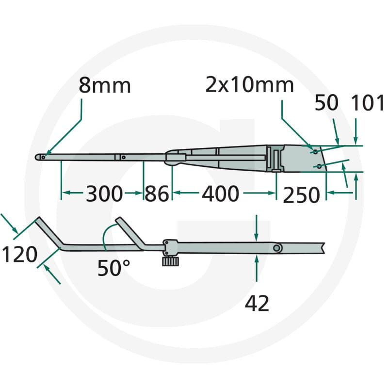 ECCO Uchwyt teleskopowy lusterka 65417030 - Sklep PoltechParts
