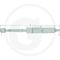 Stabilus Siłownik gazowy 65417092 - Sklep PoltechParts