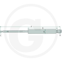 Stabilus Siłownik gazowy 65417046 - Sklep PoltechParts