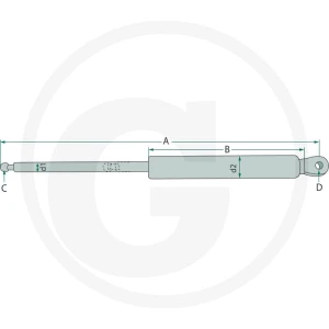 Stabilus Siłownik gazowy 65417046