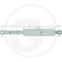 Stabilus Siłownik gazowy 6549702647 - Sklep PoltechParts