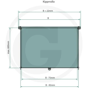 GRANIT Roleta z kabłąkiem 654960014