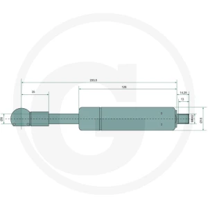 Stabilus Siłownik gazowy 6549710181