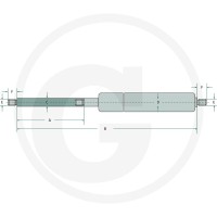 Stabilus Siłownik gazowy 65499187 - Sklep PoltechParts