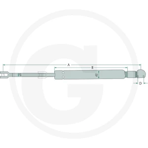 Stabilus Siłownik gazowy 65412050