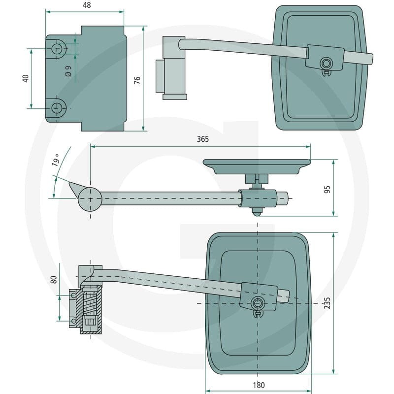 GRANIT Lusterko 65419011 - Sklep PoltechParts