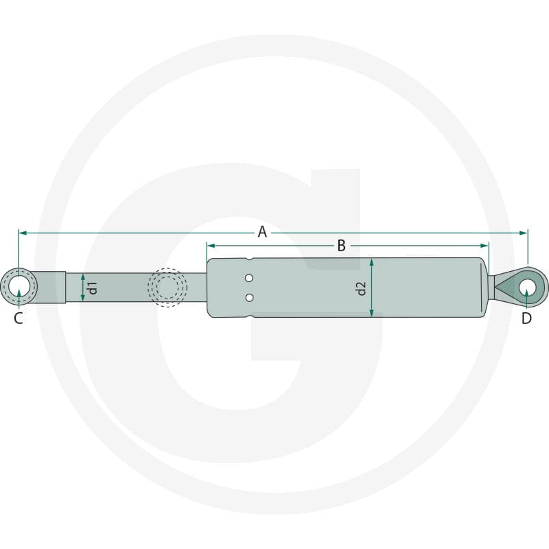 Stabilus Siłownik gazowy 65433019 - Sklep PoltechParts