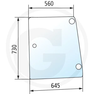GRANIT Szyba boczna 650S82189