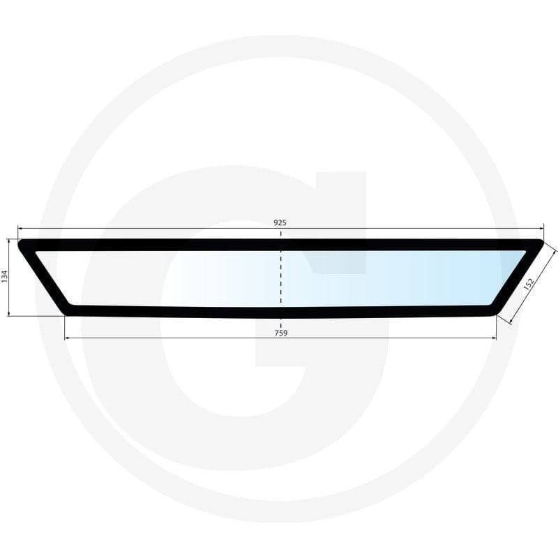 GRANIT Szyba tylna 650S110802010