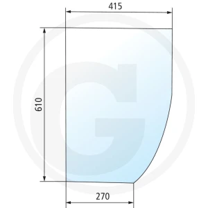 GRANIT Szyba dzielona 650S30876