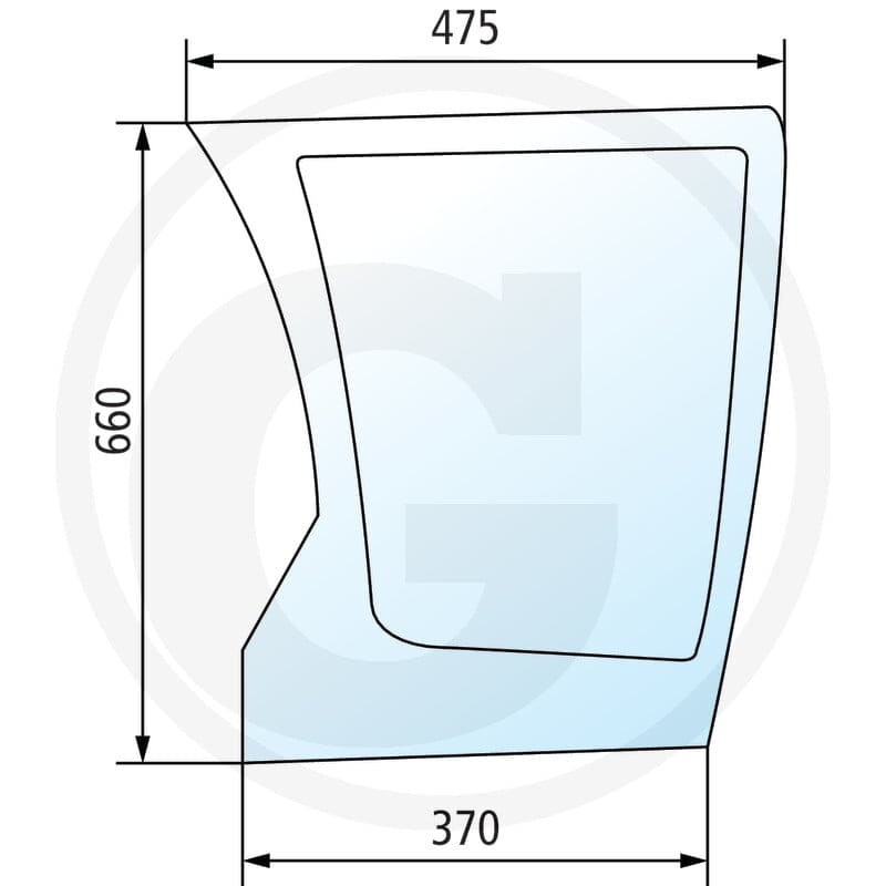 GRANIT Szyba przednia 650S429882
