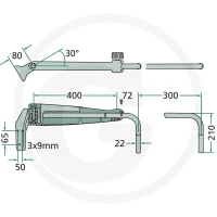 ECCO Teleskopowy uchwyt lusterka HD 65402052 - Sklep PoltechParts