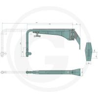 ECCO Teleskopowy uchwyt lusterka HD 65402052 - Sklep PoltechParts