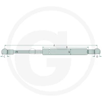 Stabilus Siłownik gazowy 65402079 - Sklep PoltechParts