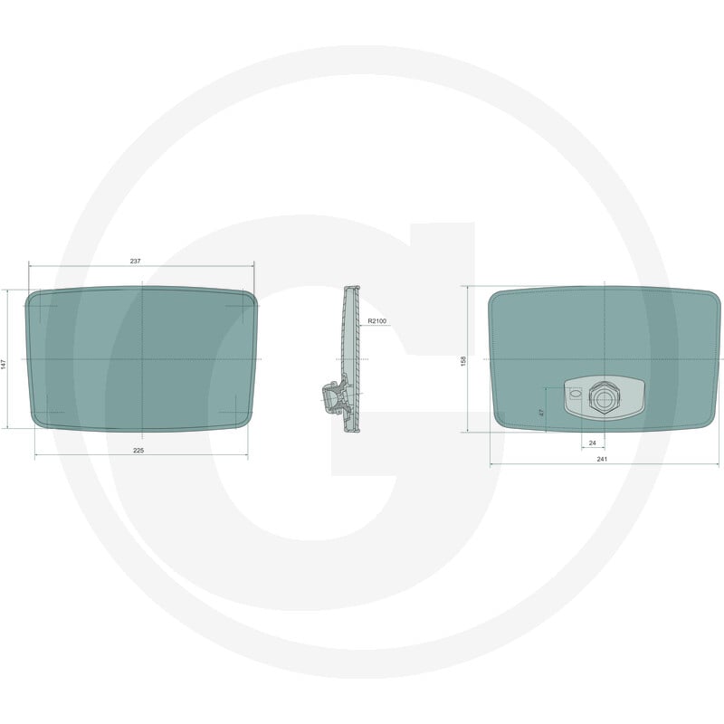 GRANIT Lusterko 65402031 - Sklep PoltechParts