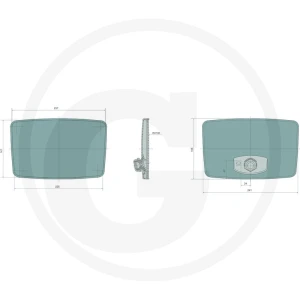 GRANIT Lusterko 65402031