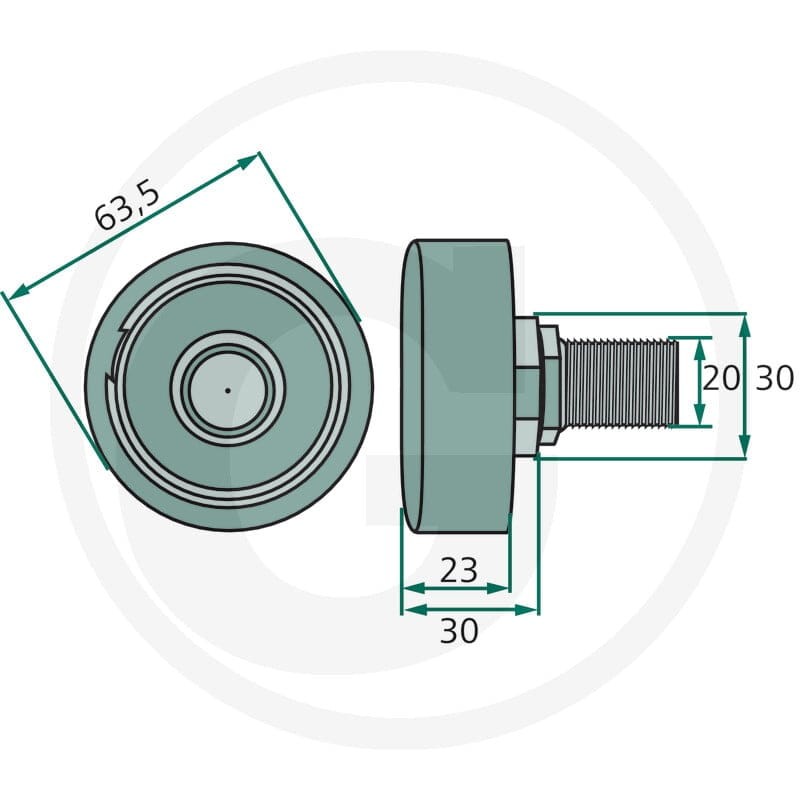 GRANIT Rolka tłoka 64780535664F - Sklep PoltechParts