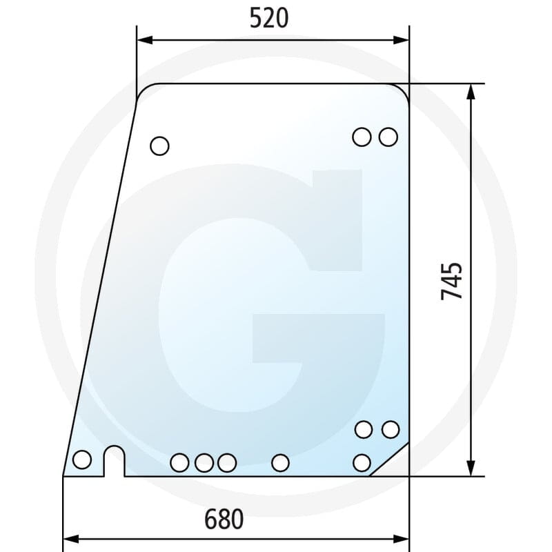 GRANIT Szyba drzwi 65006047
