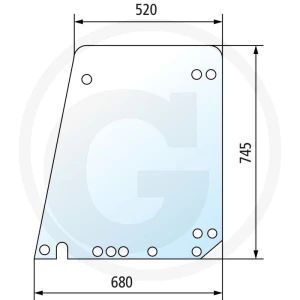 GRANIT Szyba drzwi 65006047