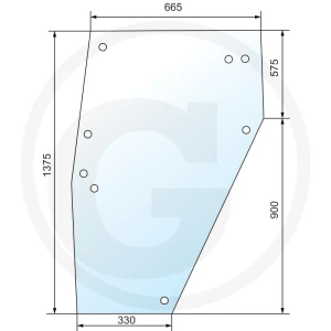 GRANIT Szyba drzwi 650S347342