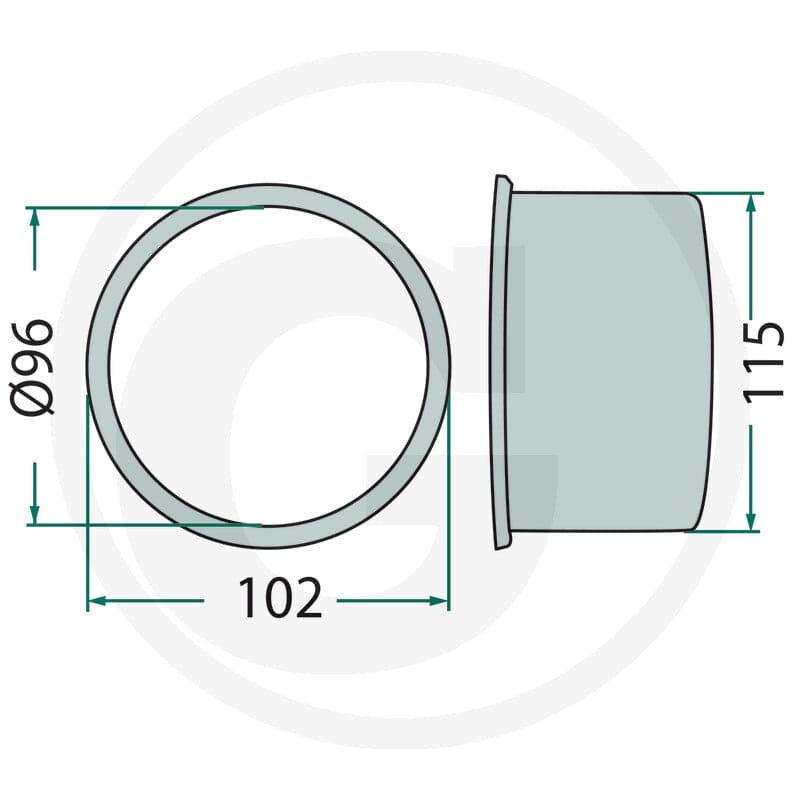 GRANIT Tuleja z kołnierzem 64790070335F - Sklep PoltechParts