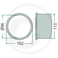 GRANIT Tuleja z kołnierzem 64790070335F - Sklep PoltechParts
