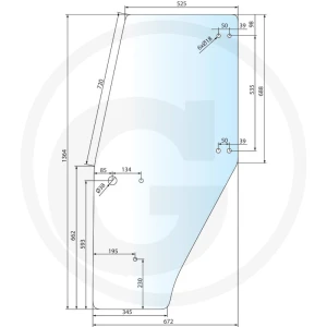 GRANIT Szyba drzwi 65006045