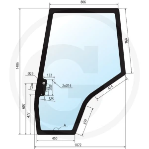 GRANIT Szyba drzwi 650815030