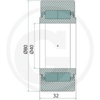 GRANIT Łożysko rolkowe 647647043 - Sklep PoltechParts