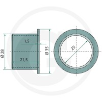 GRANIT Łożysko ślizgowe 647410550F - Sklep PoltechParts